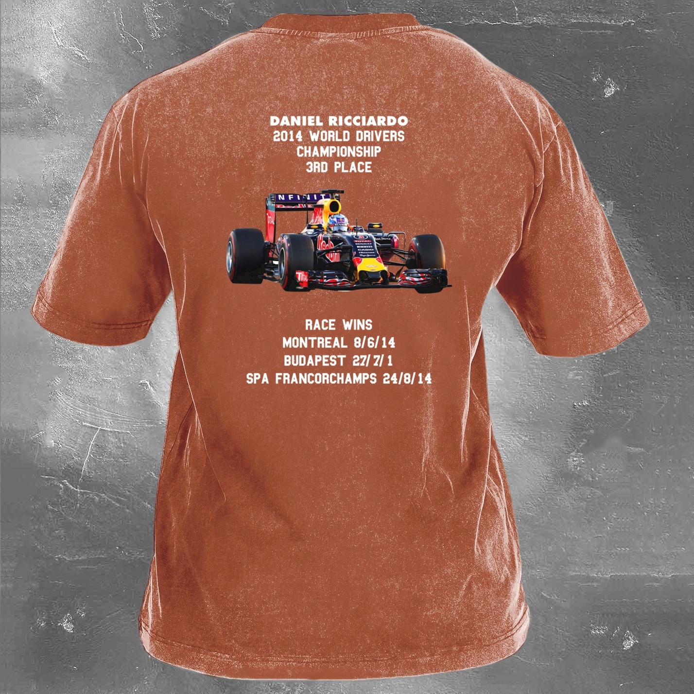 Racing Legend Vintage Cotton Washed T-Shirt 040