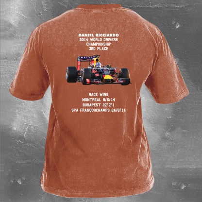 Racing Legend Vintage Cotton Washed T-Shirt 040