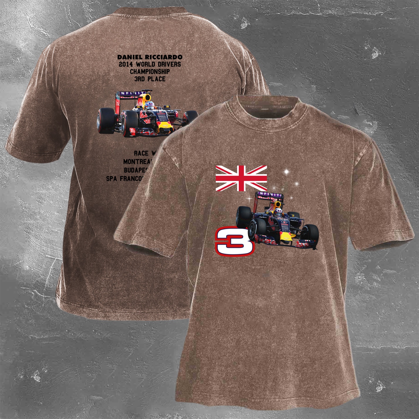 Racing Legend Vintage Cotton Washed T-Shirt 039