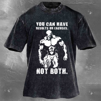 Ronnie Coleman Print Washed Vintage Short Sleeves 01