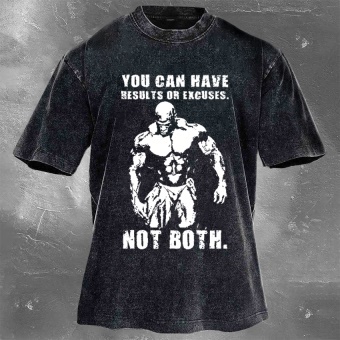 Ronnie Coleman Print Washed Vintage Short Sleeves 01