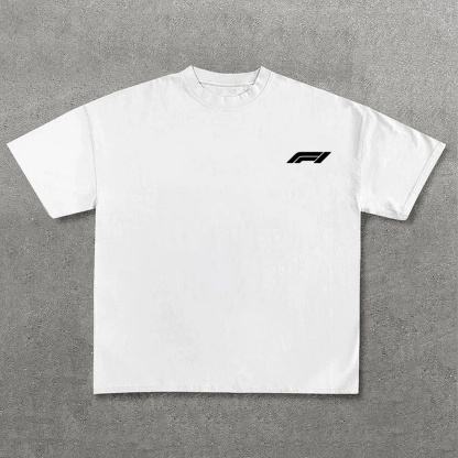 Popular Racing Team Driver Printed Pure Cotton Casual T-Shirt 01