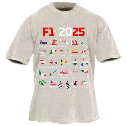 Racing Fan Vintage Washed Tee 05