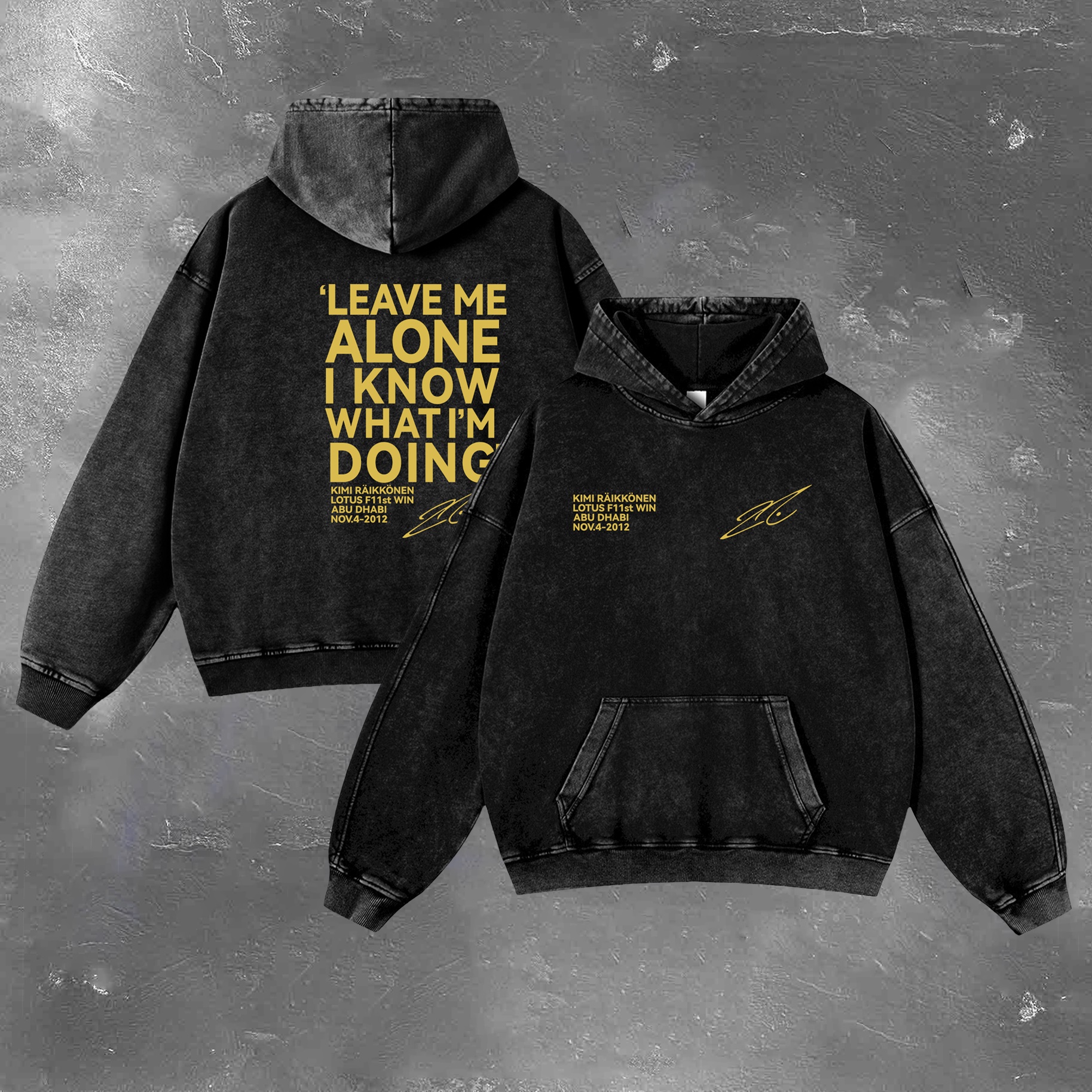 Racing Legend Vintage Washed Hoodie 12