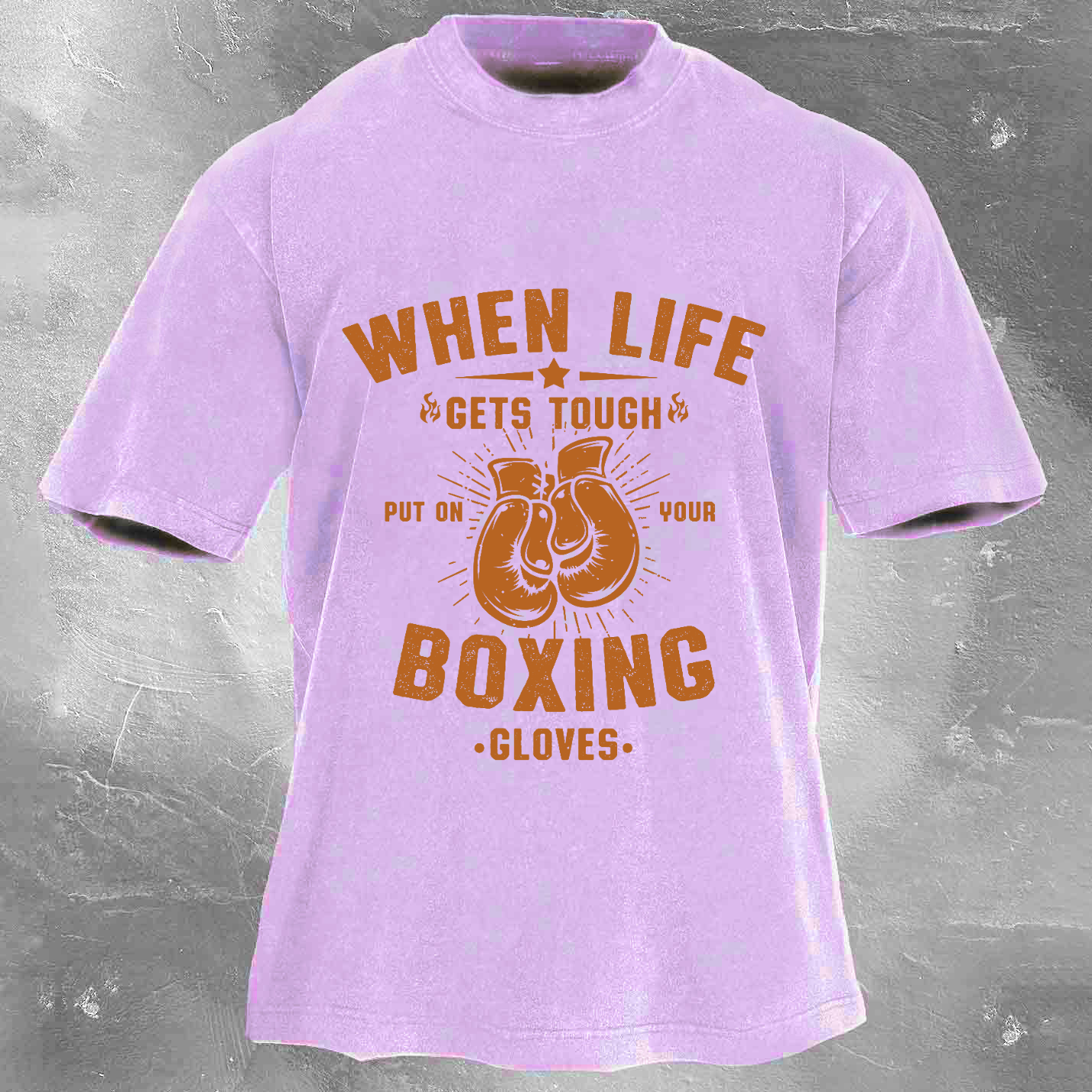 BOXING Unisex Washed T-shirt