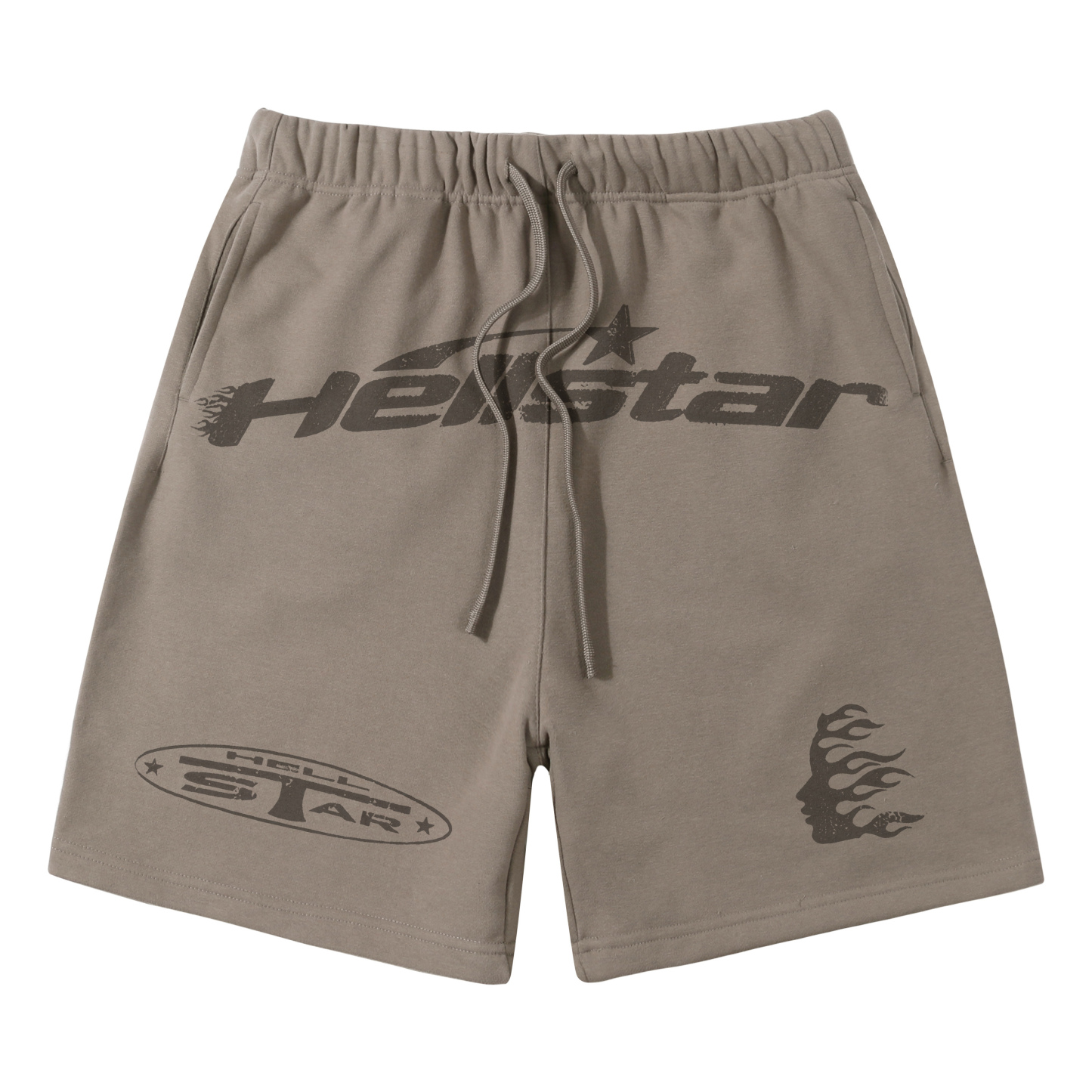 Vintage Hellstar Graphic Casual Drawstring Shorts