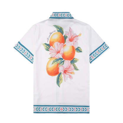 Casa 2023 new silk short-sleeved shirt