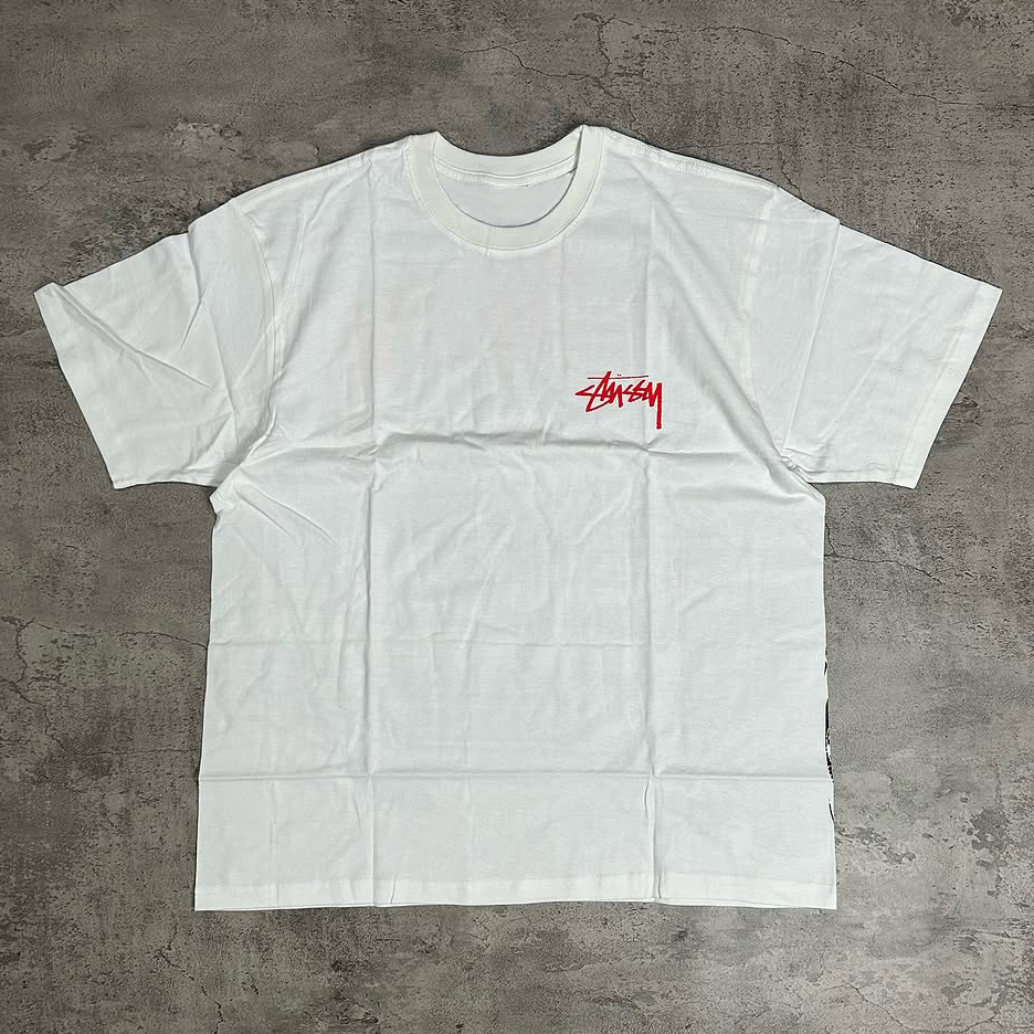 Auto Letters Print Short Sleeve T-Shirt