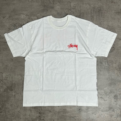 Auto Letters Print Short Sleeve T-Shirt