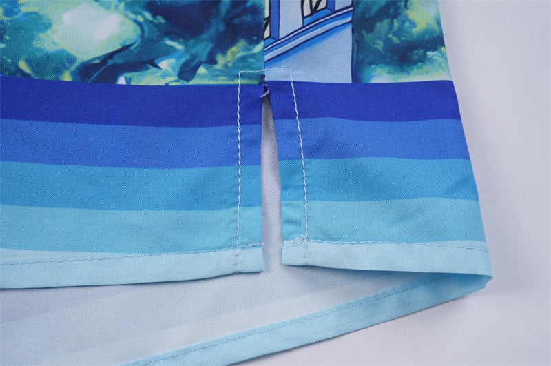 Casa 2023 new silk short-sleeved shirt