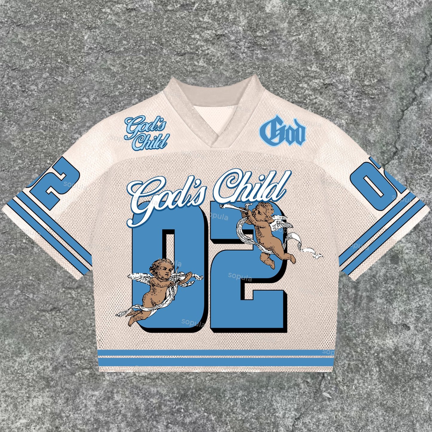 God's Child Graphic No 02 Blokette Blokecore Jersey T-Shirt