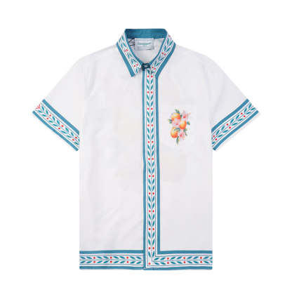 Casa 2023 new silk short-sleeved shirt