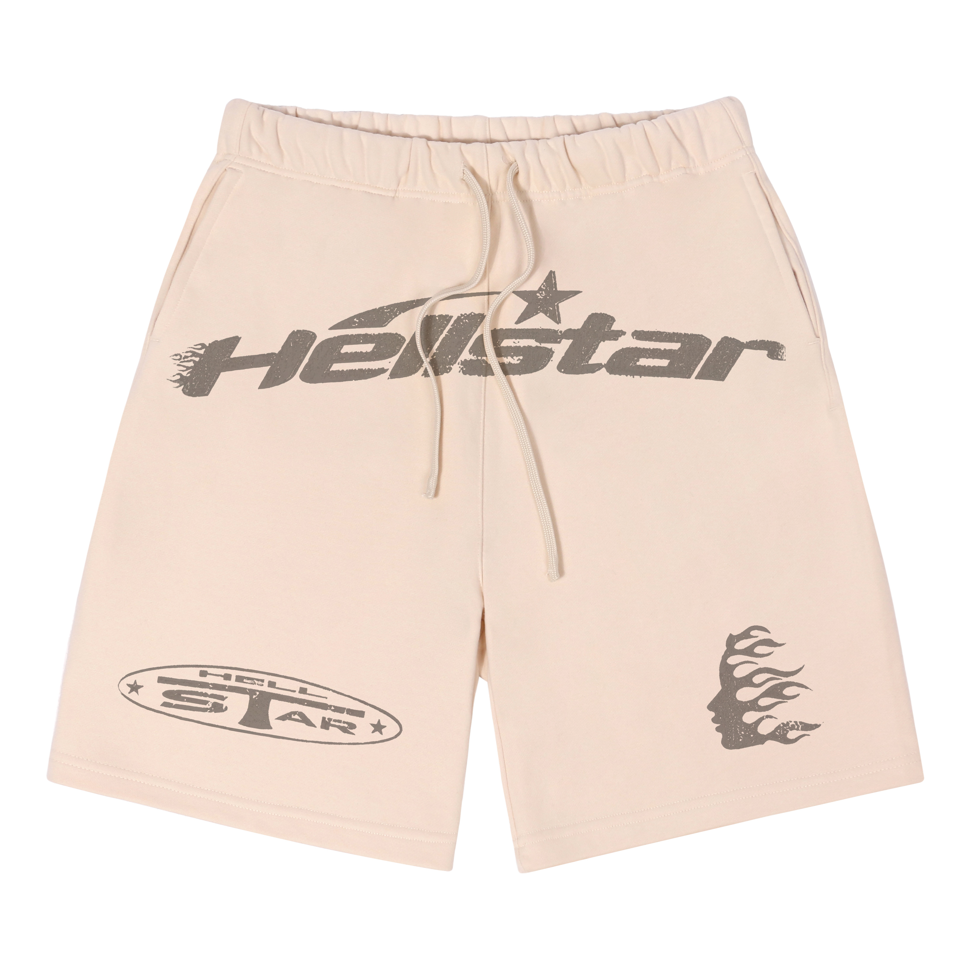 Vintage Hellstar Graphic Casual Drawstring Shorts