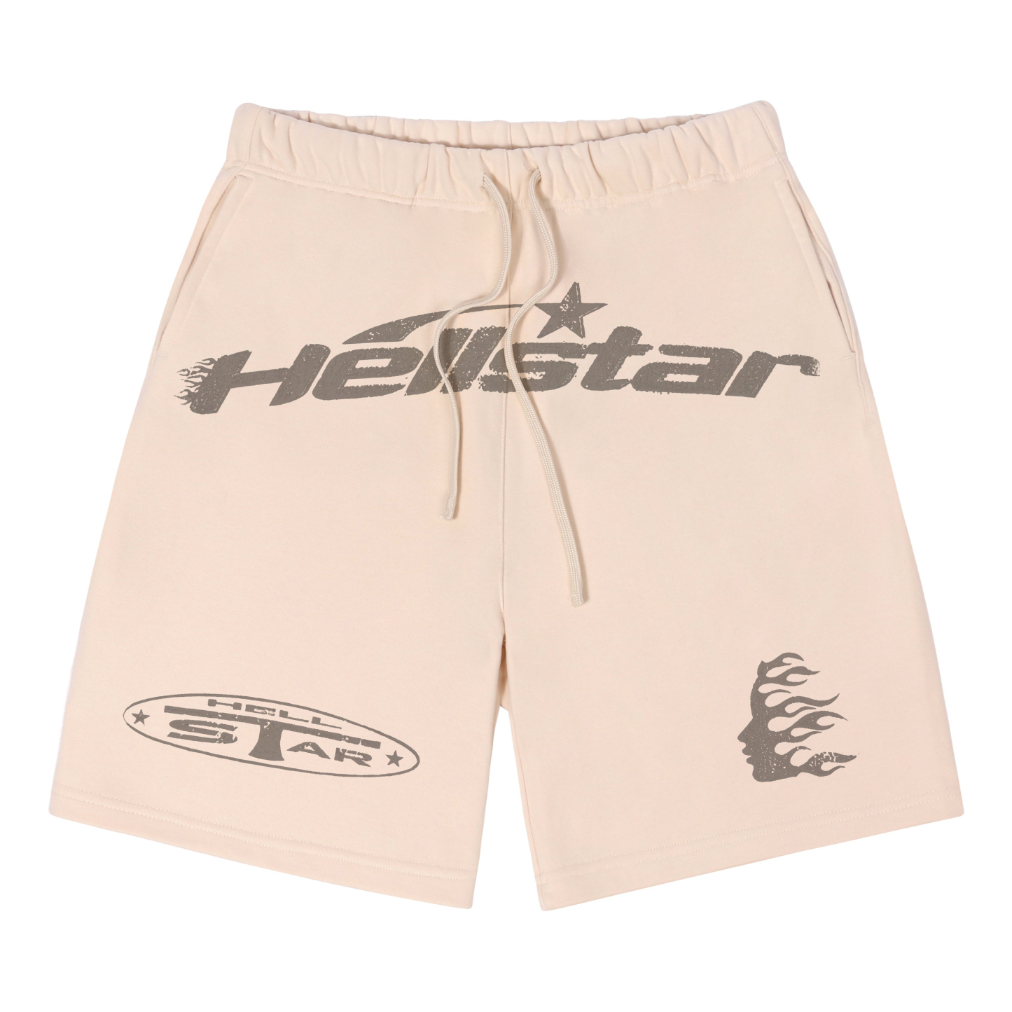 Vintage Hellstar Graphic Casual Drawstring Shorts