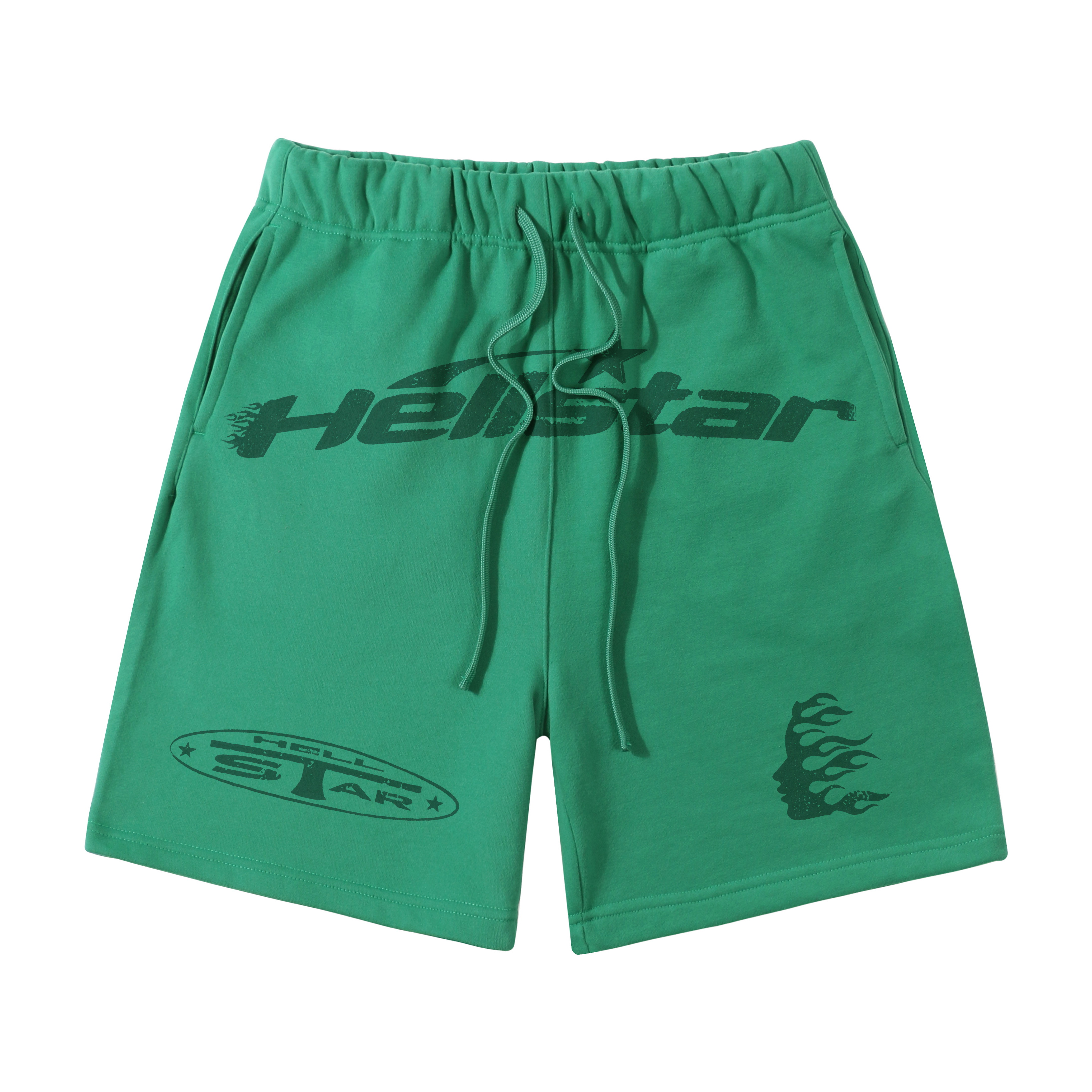Vintage Hellstar Graphic Casual Drawstring Shorts