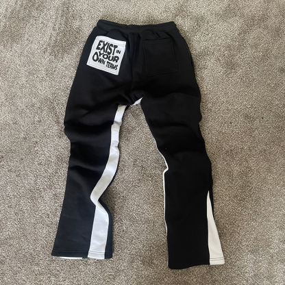 Trendy Black Flared Casual Flared Pants