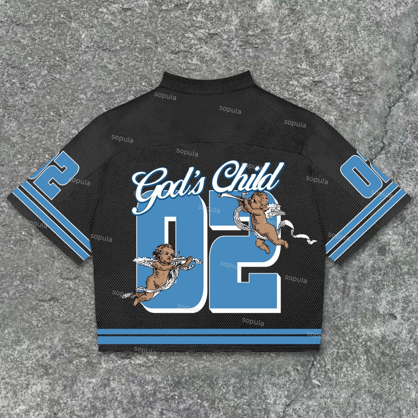 God's Child Graphic No 02 Blokette Blokecore Jersey T-Shirt