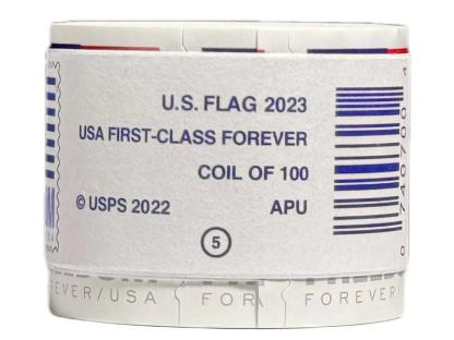 2023 US Flags Freedom Booklets Rolls