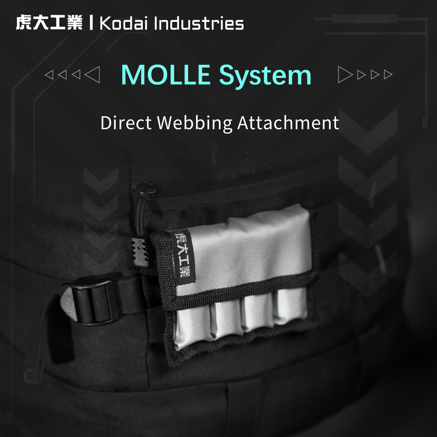 Water resistant battery pouch (2/4 slots)