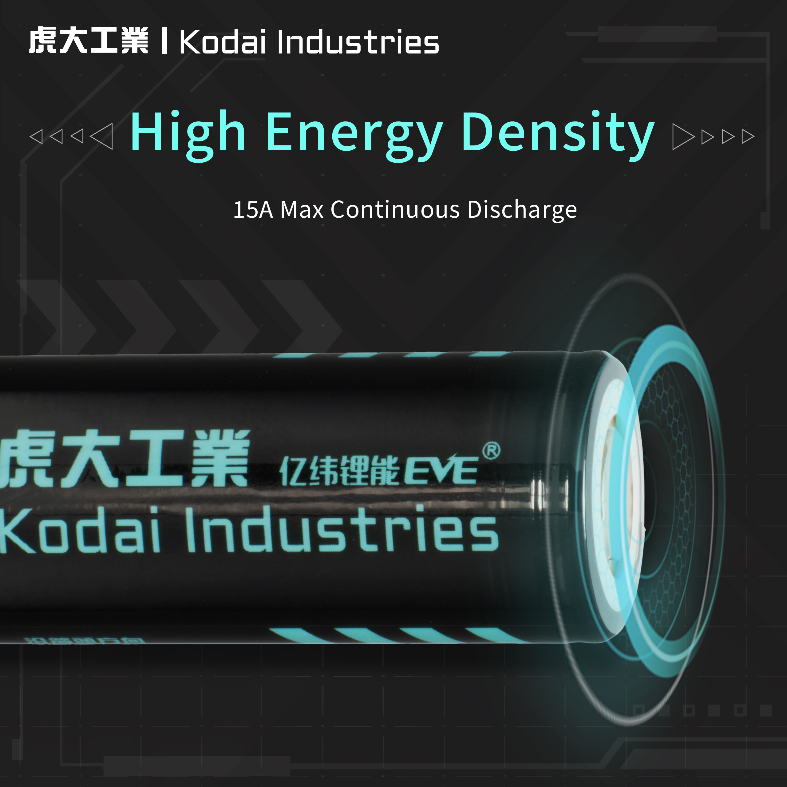 Kodai X EVE 50E 21700 Battery