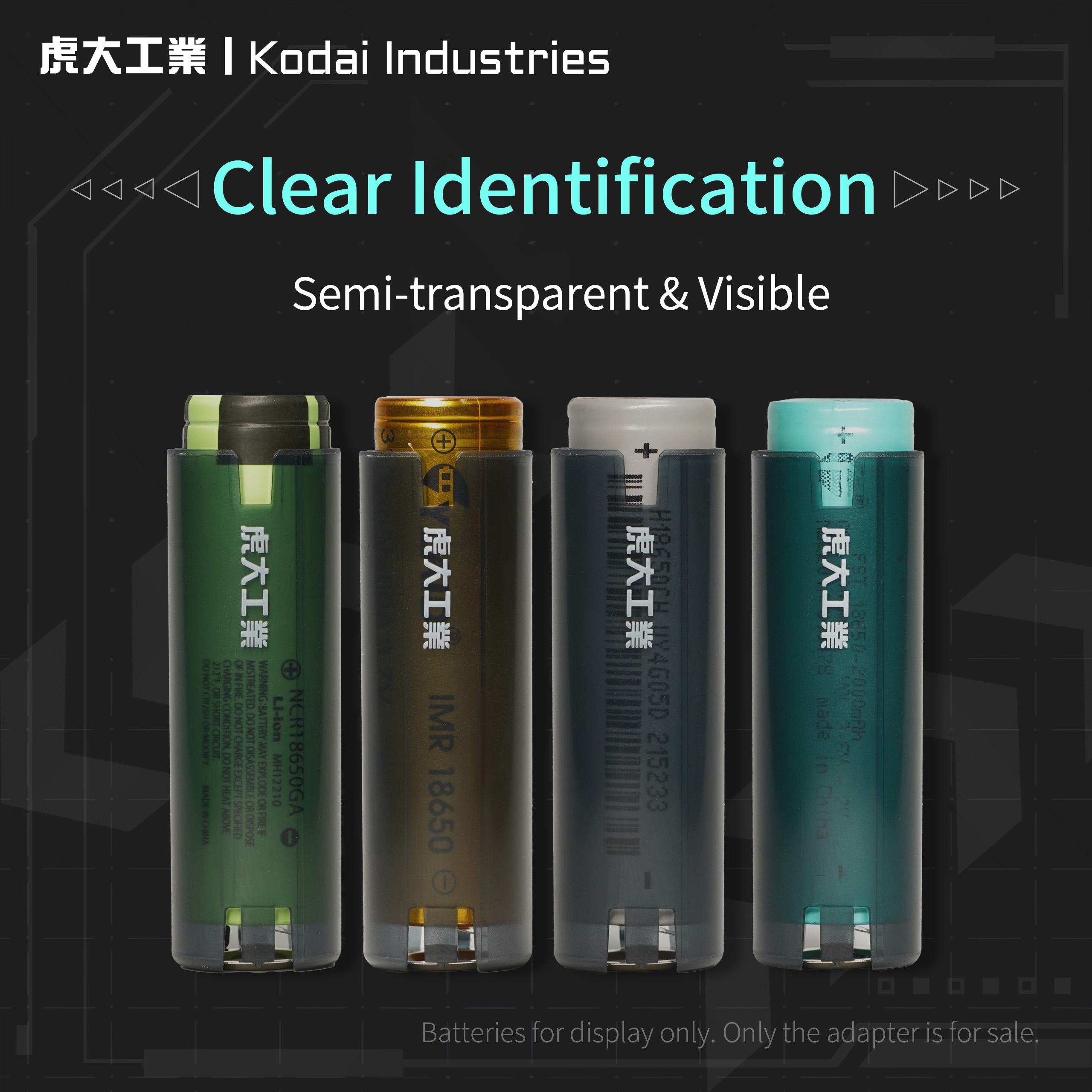 たらこ 18650 Adapter – Kodai Industries
