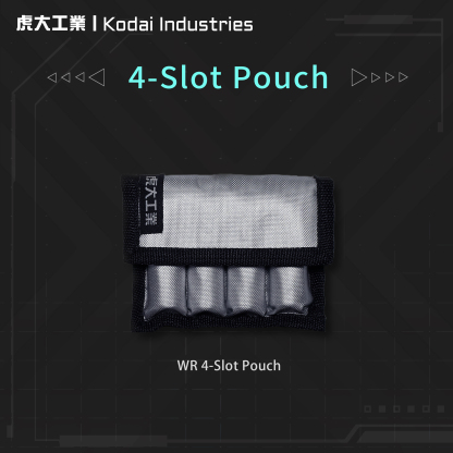 Water resistant battery pouch (2/4 slots)