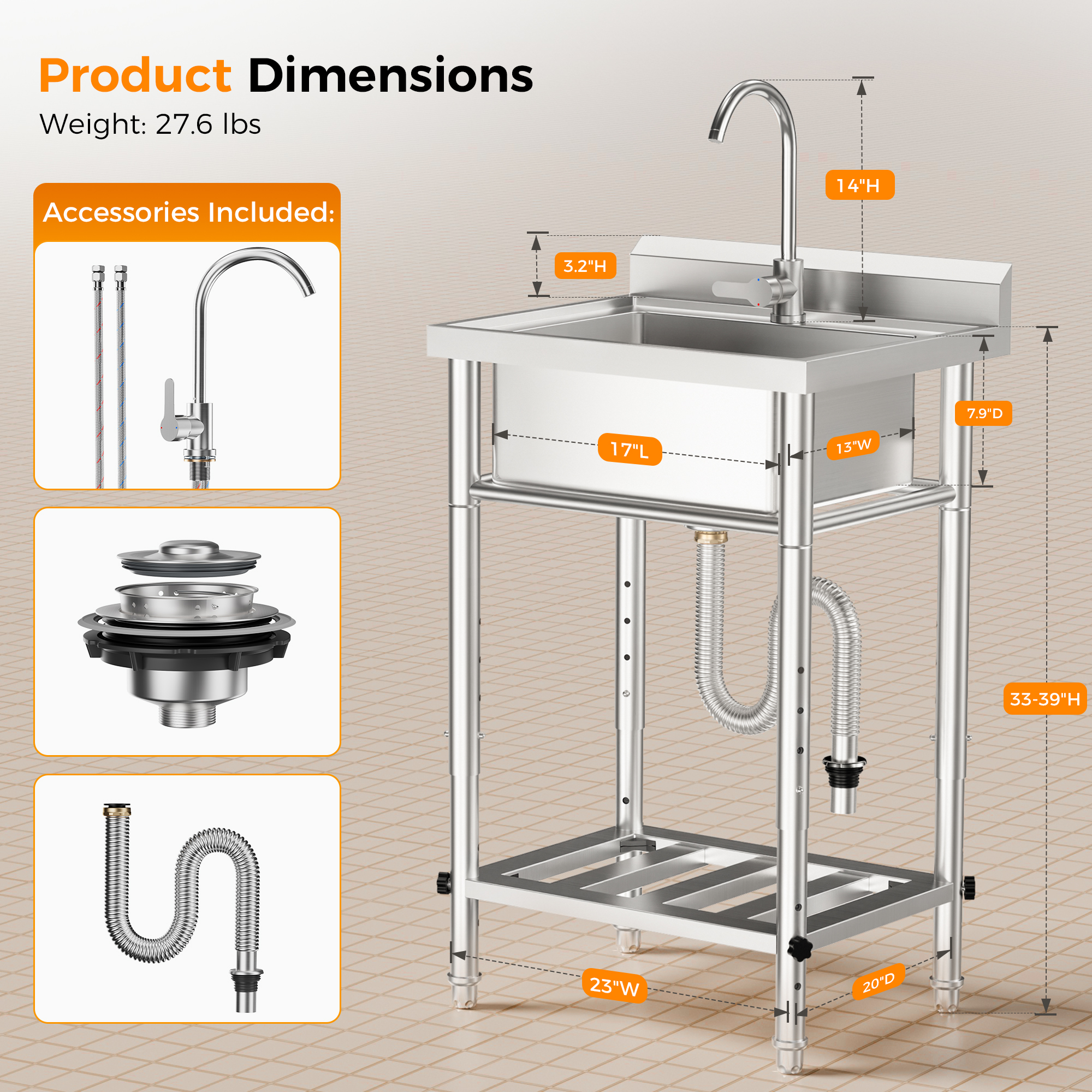 Cammoo Compact Utility Sink