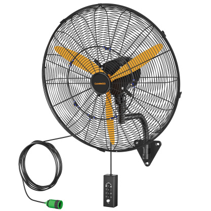 Cammoo 24 Inch Oscillating Misting Wall Mount Fan