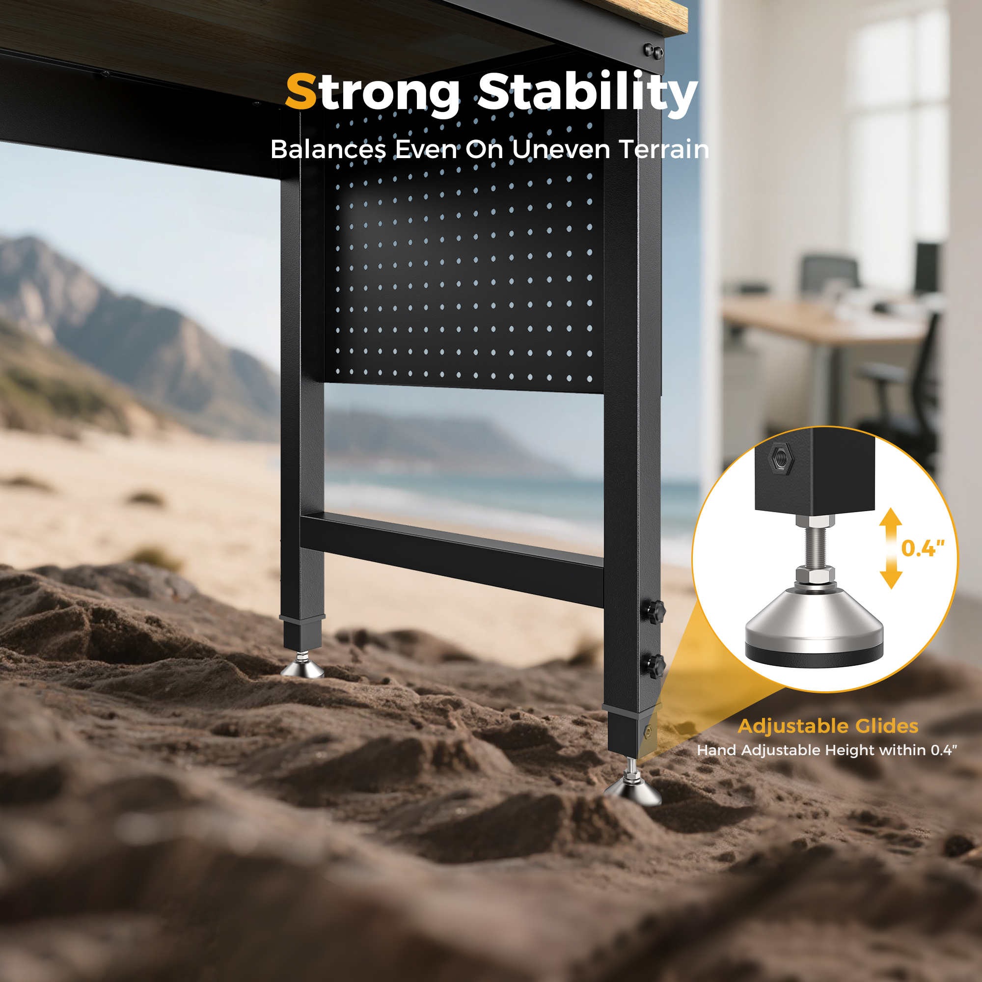 Cammoo Basic 60" Adjustable Heavy Duty Workbench