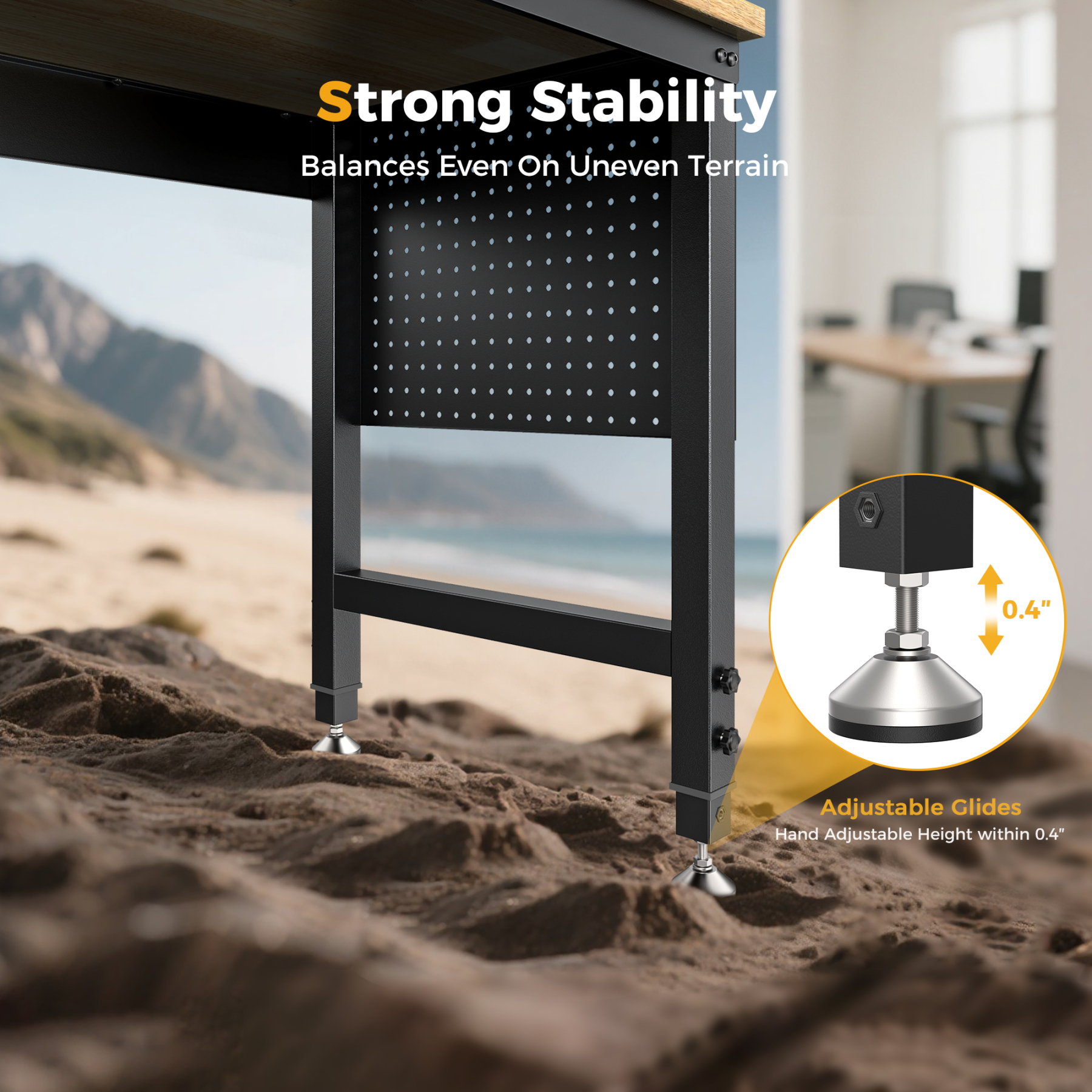 Cammoo Basic 60" Adjustable Heavy Duty Workbench