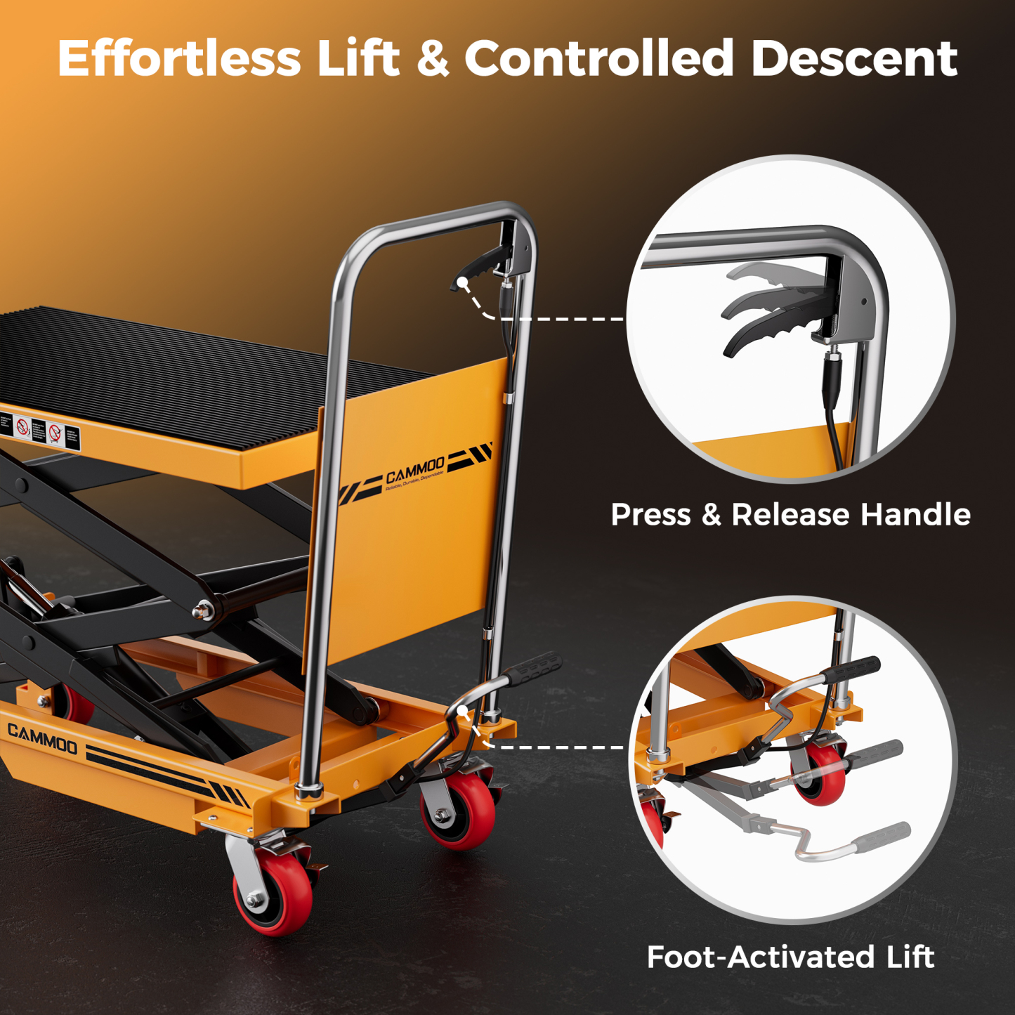 Cammoo Double Scissor Hydraulic Lift Table LT770S