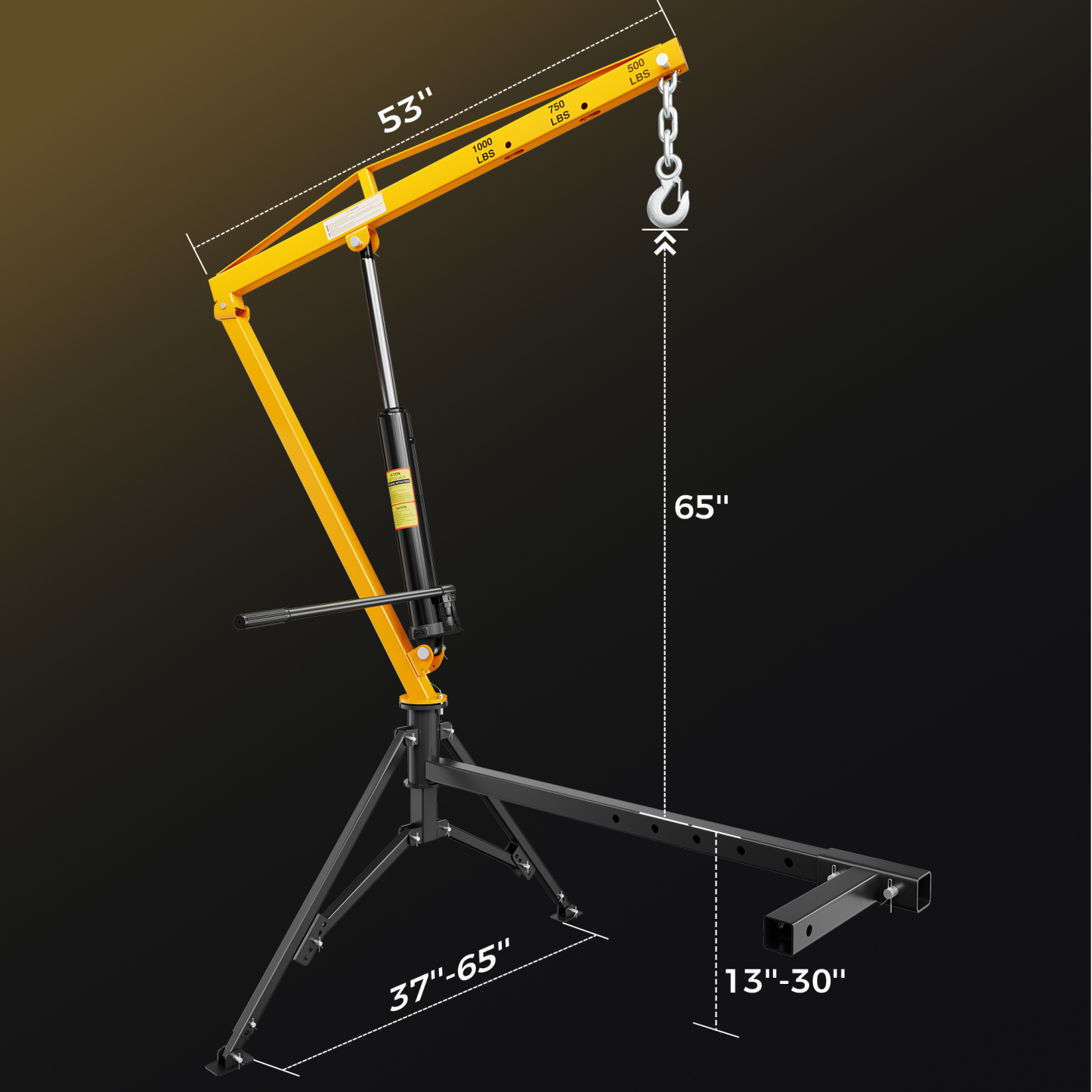 Cammoo Hydraulic Swivel Truck Crane