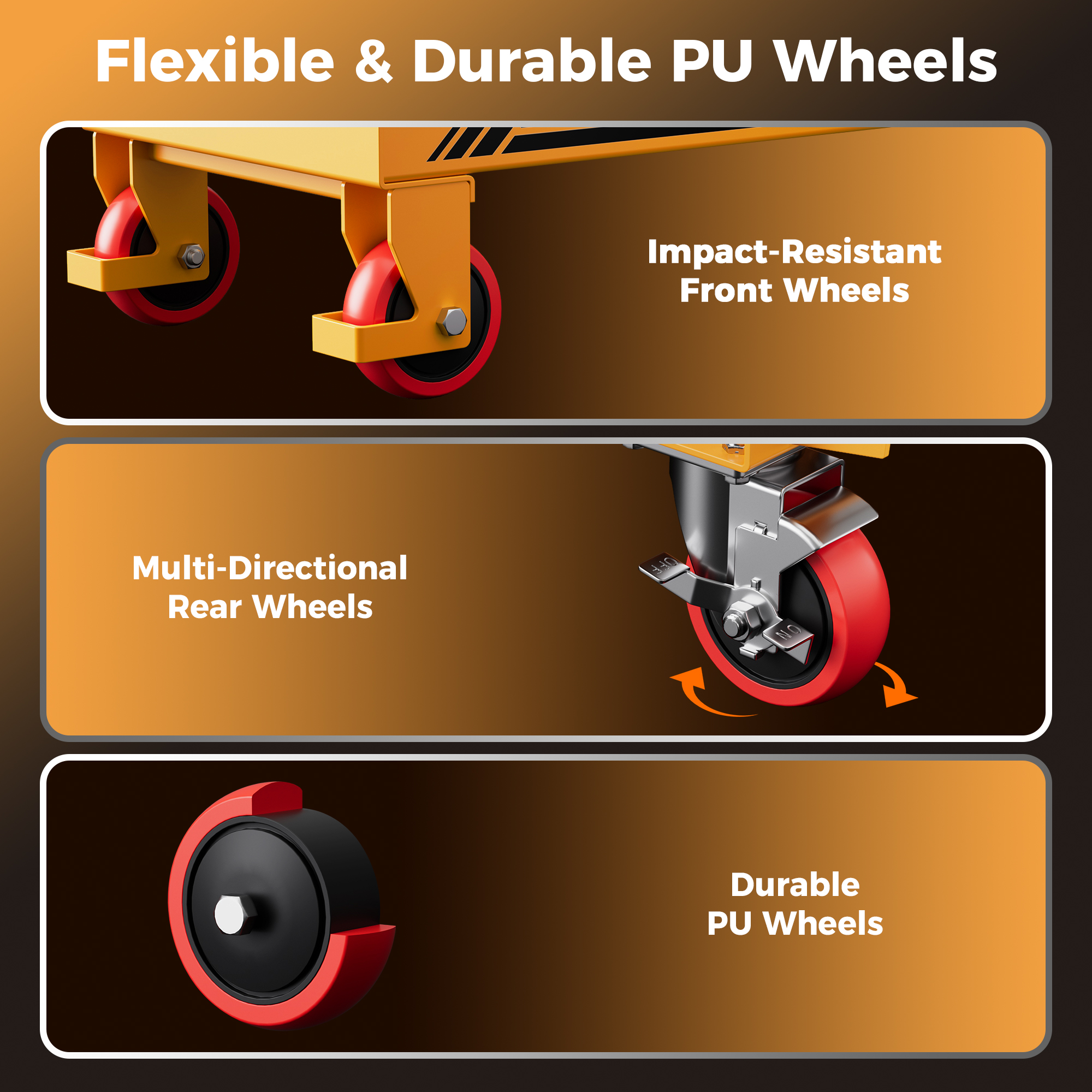 Cammoo Double Scissor Hydraulic Lift Table Cart LT330S