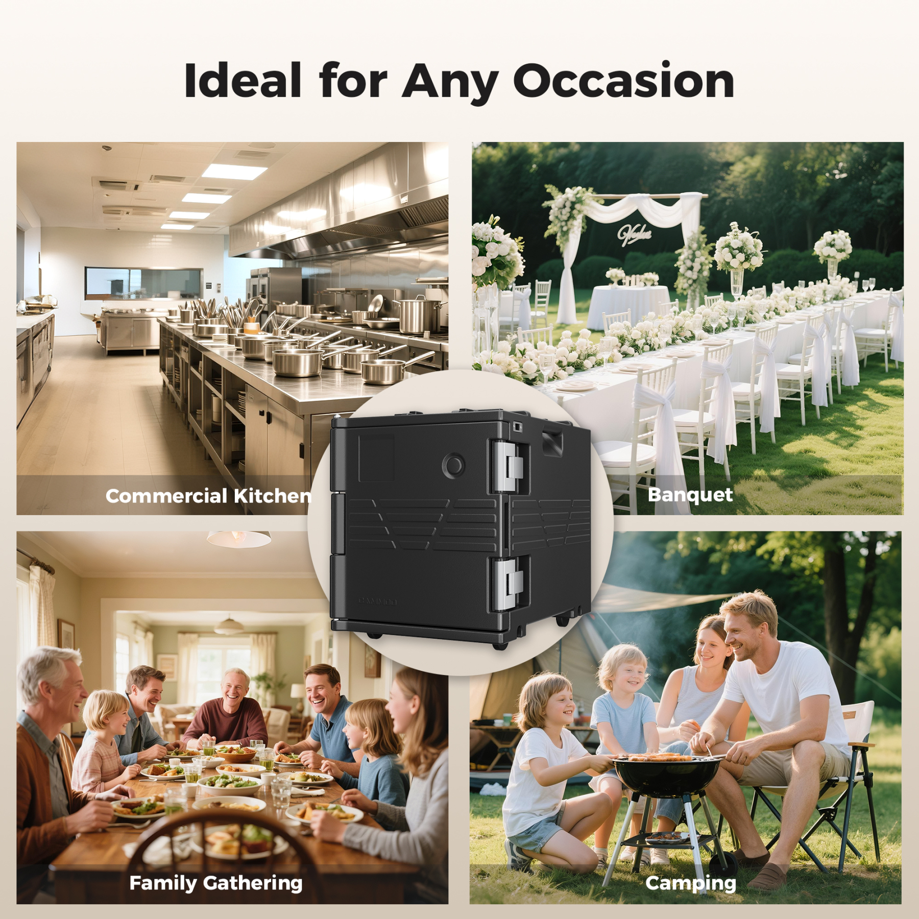 Cammoo Oraios NT82 Food Warmer for Catering