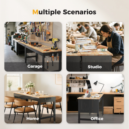 Cammoo Basic 60" Adjustable Heavy Duty Workbench