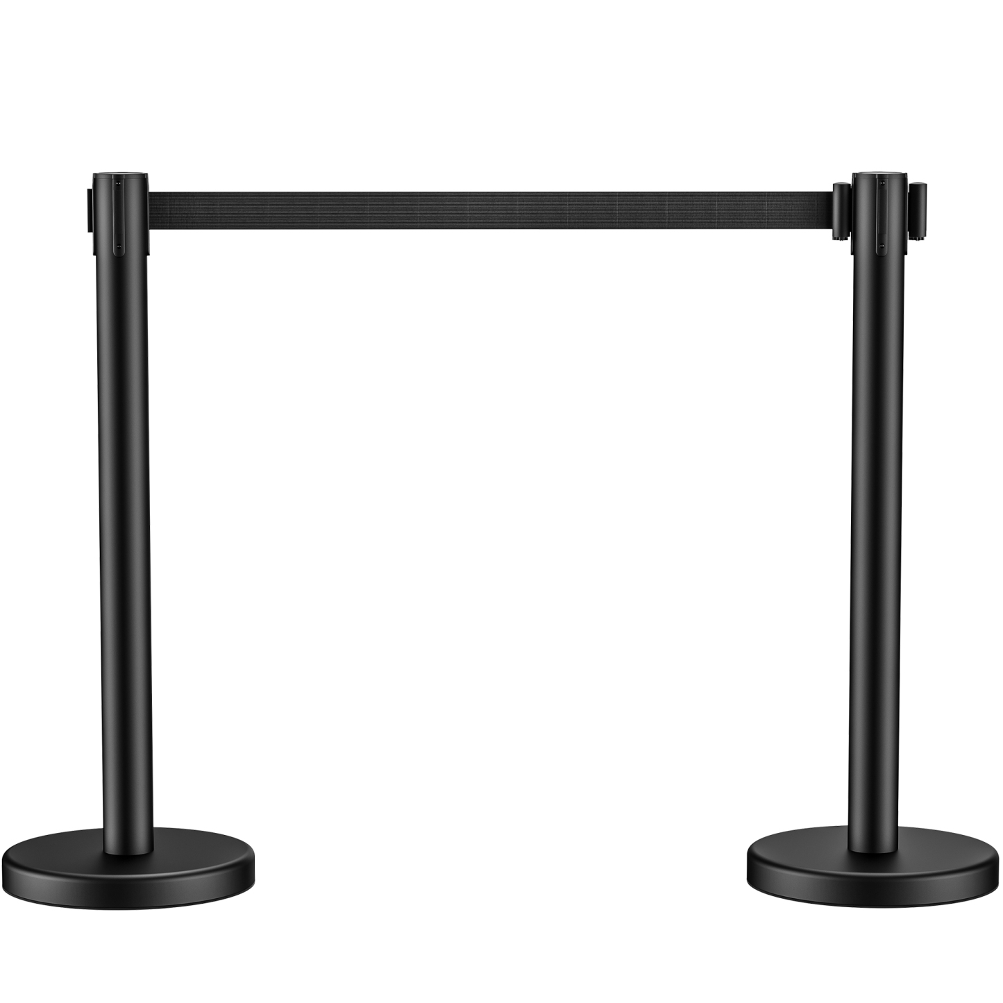 CAMMOO 2 Pack Crowd Control Stanchions, 8.2ft Retractable Belt, 11 Lbs Base