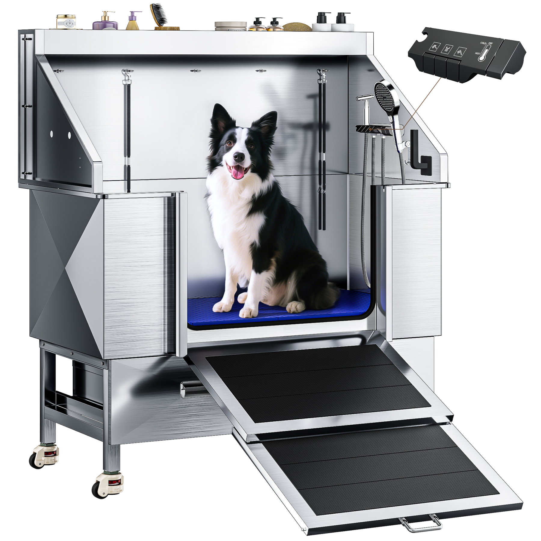 Cammoo 50 Inch Dog Washing Station