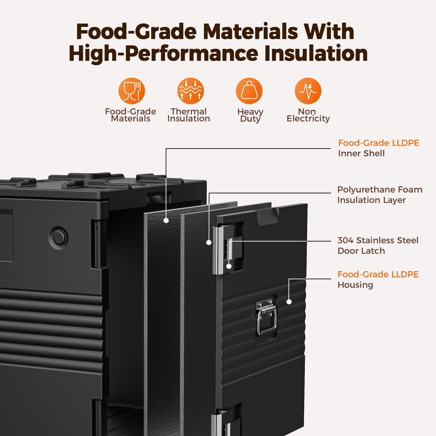 Cammoo Oraios NT126P Food Warmer for Catering