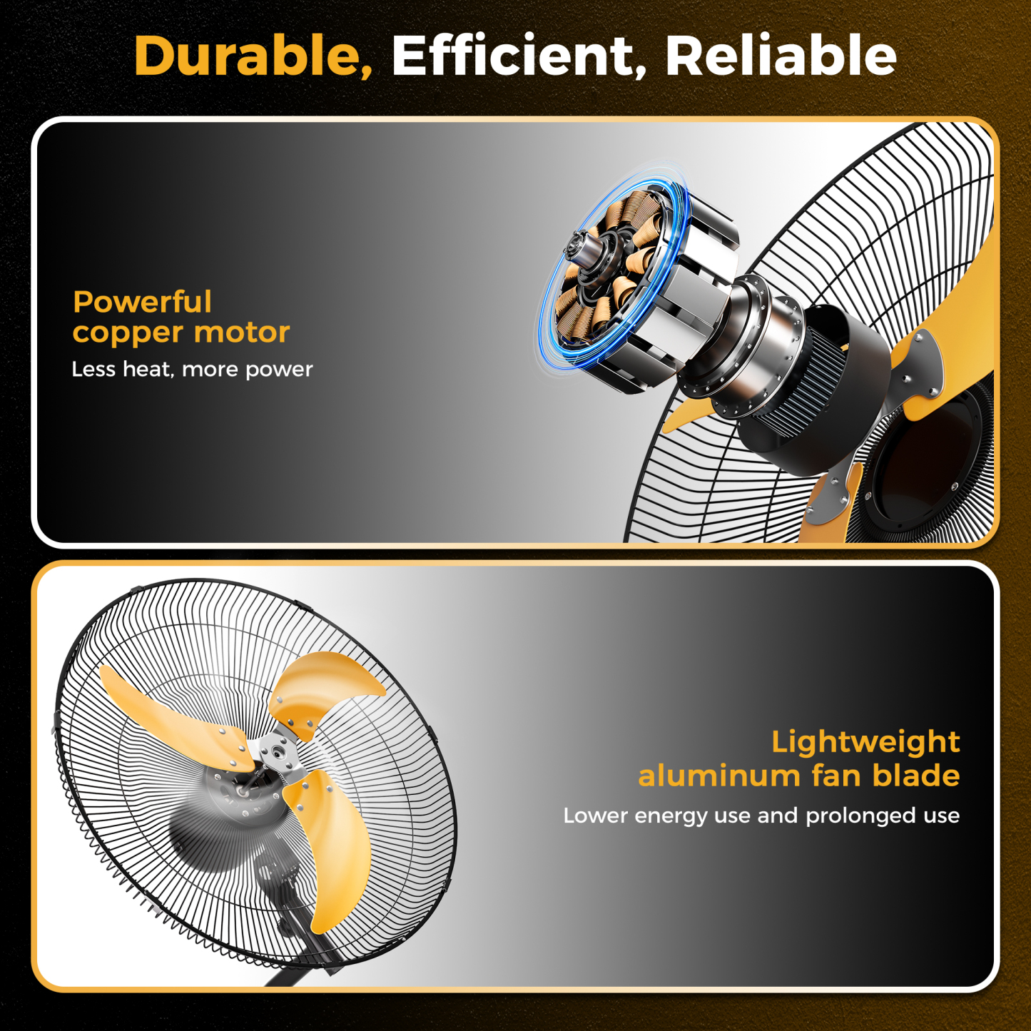 Cammoo 20 inch Wall Mount Fan Oscillating