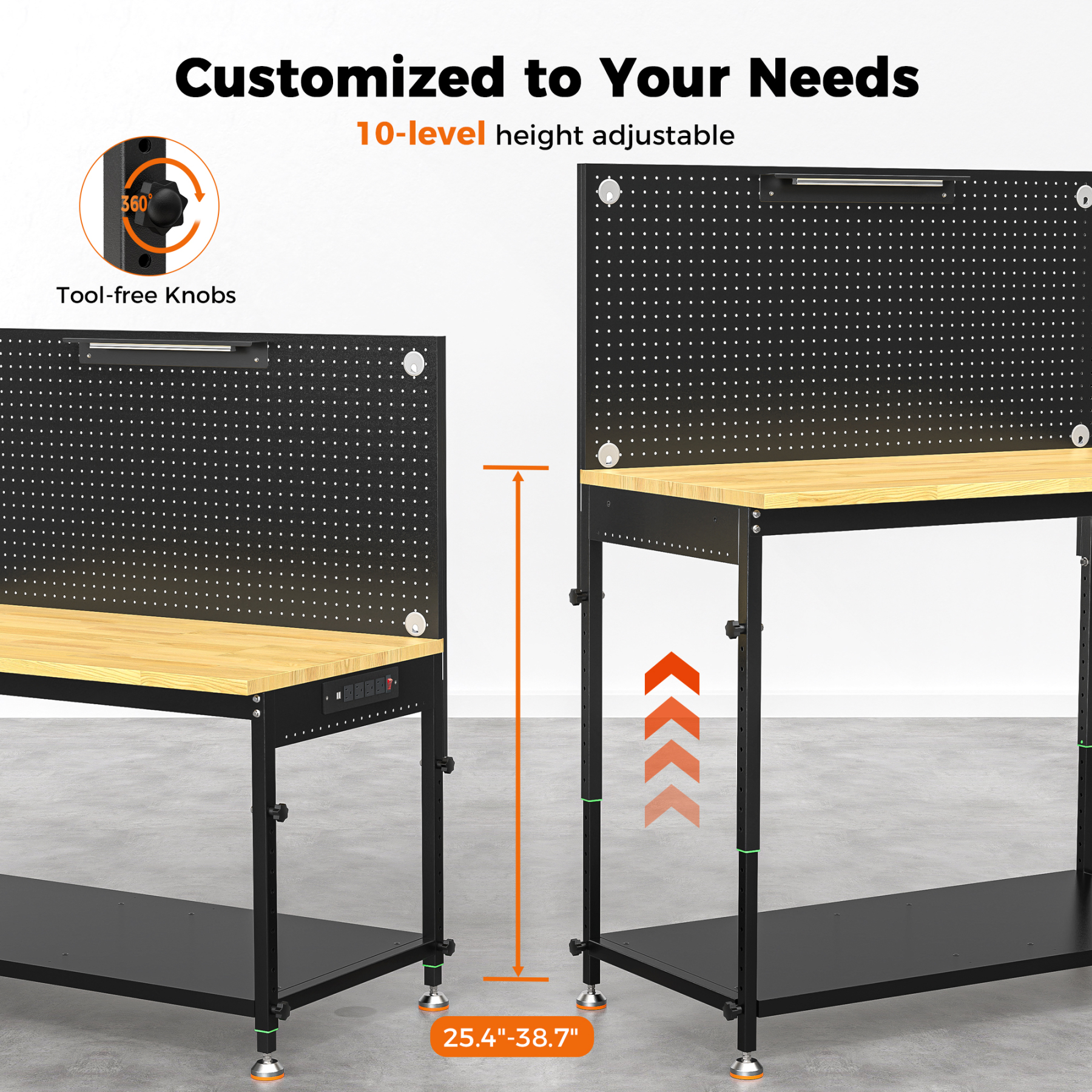 Cammoo 48'' Heavy Duty Workbench