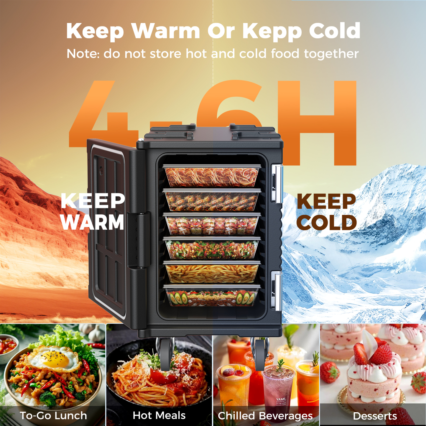 Cammoo Oraios NT95P Food Warmer for Catering