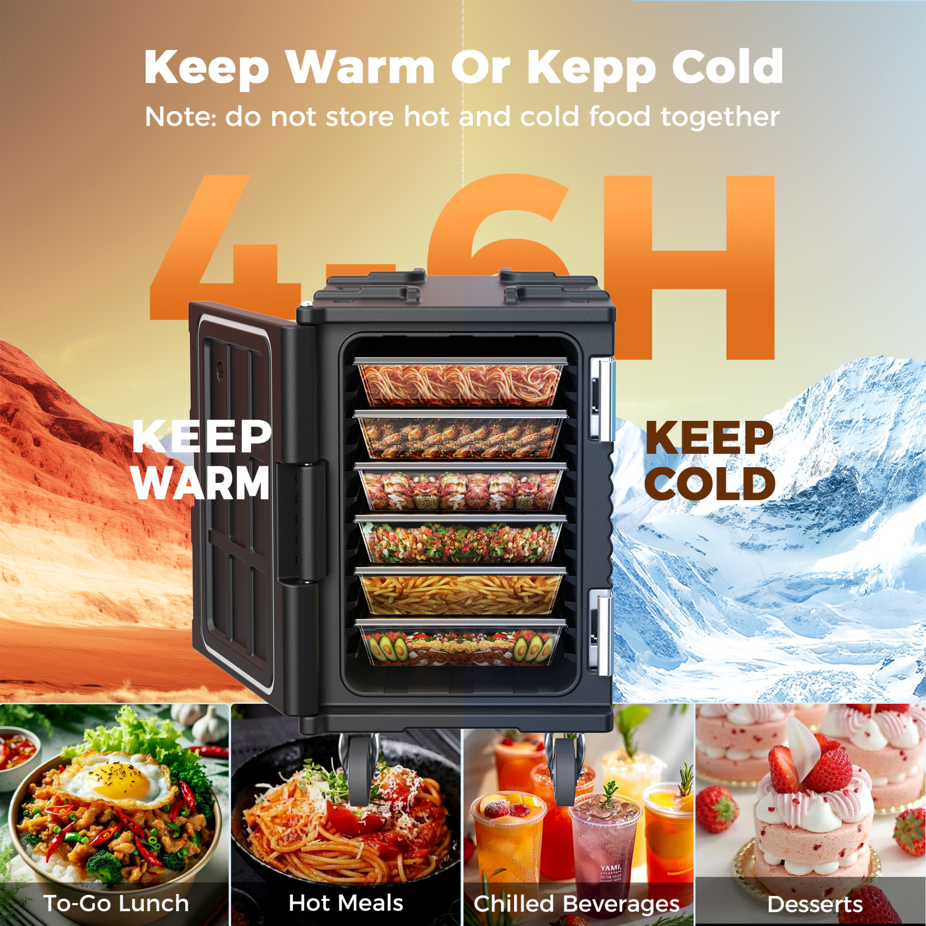 Cammoo Oraios NT95P Food Warmer for Catering