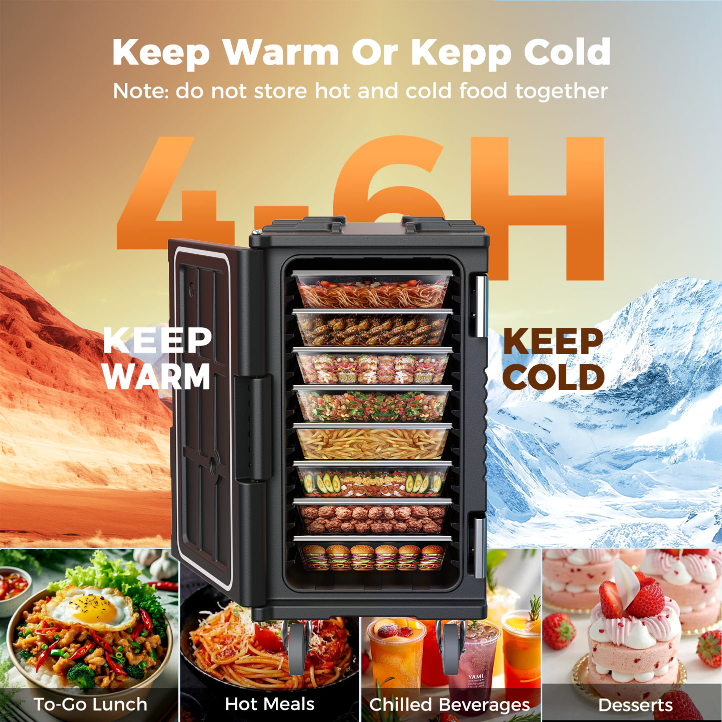 Cammoo Oraios NT126P Food Warmer for Catering