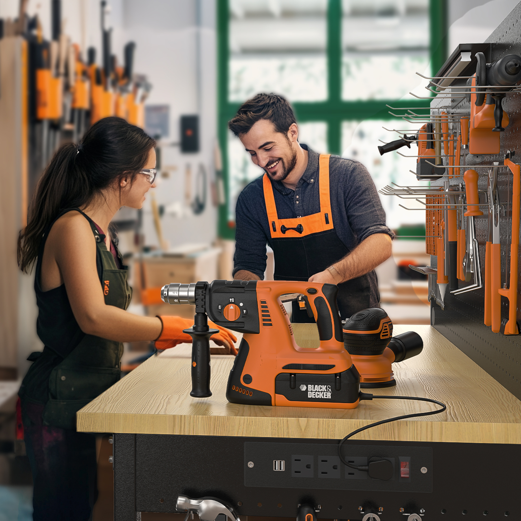 Cammoo 48'' Heavy Duty Workbench