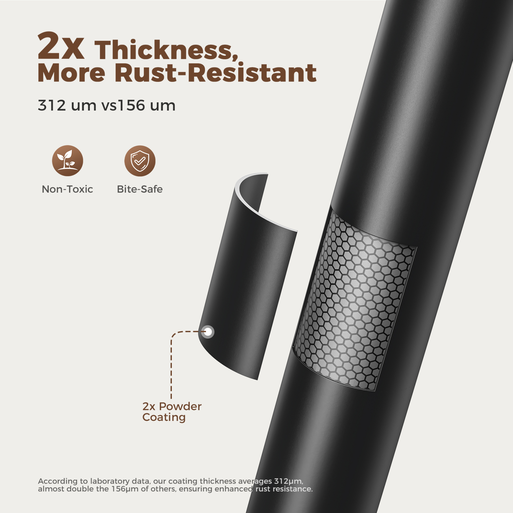 CAMMOO 48" Heavy Duty Dog Crate Cage with 4 Lockable Wheels for Indoor & Outdoor,XL Kennel for Large Dog,Max Load 300Lbs