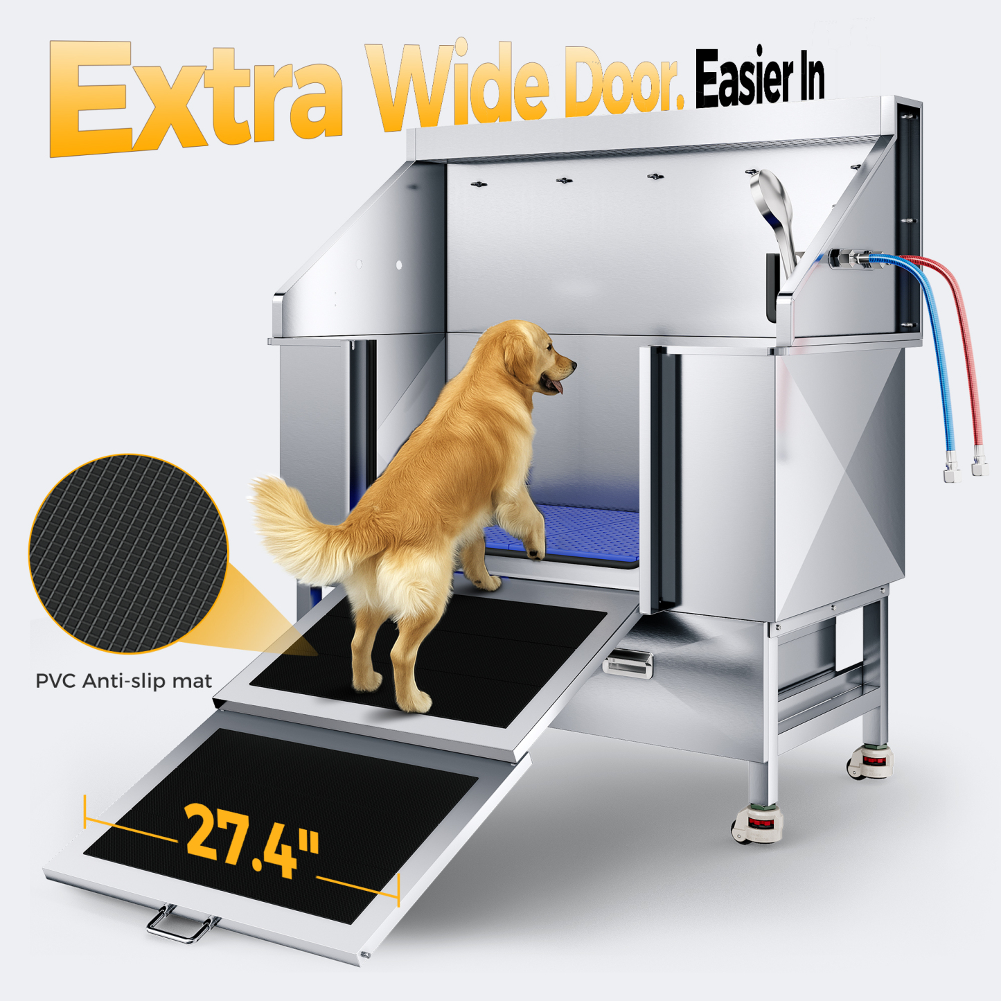 Cammoo 50 Inch Dog Washing Station