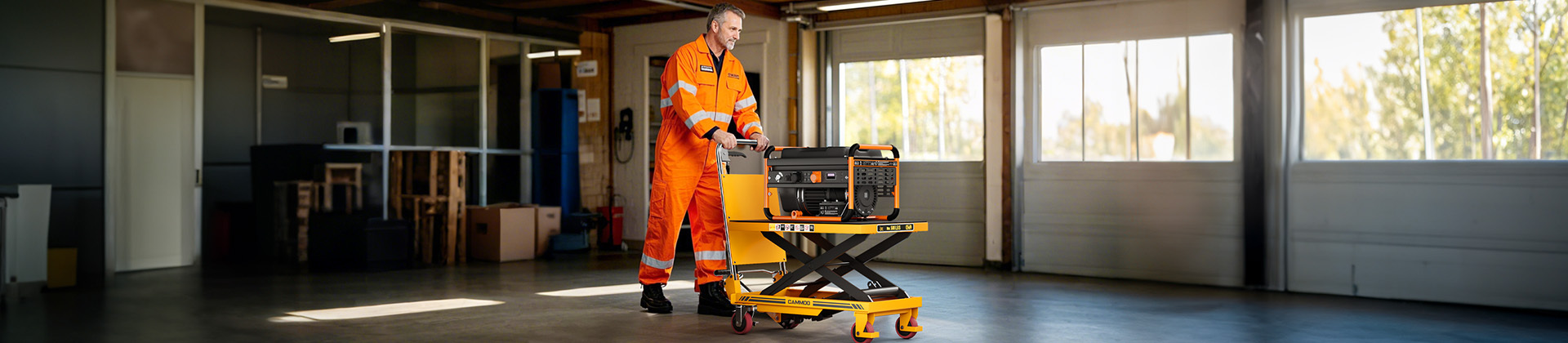 Hydraulic Lift Table Cart