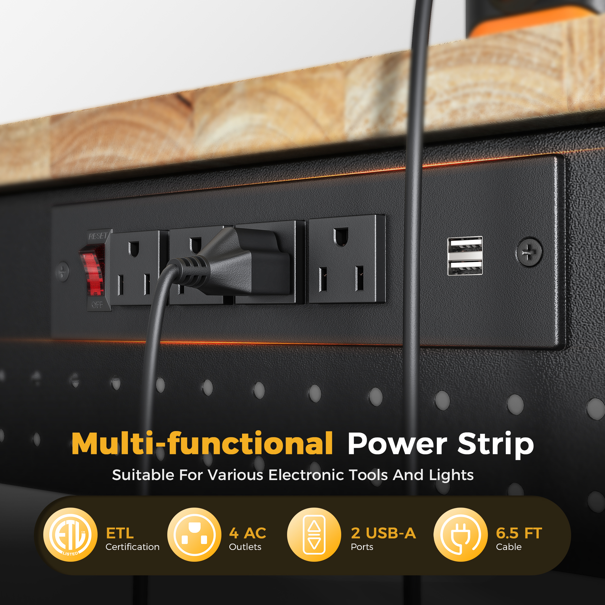 Cammoo Basic 48" Adjustable Heavy Duty Workbench