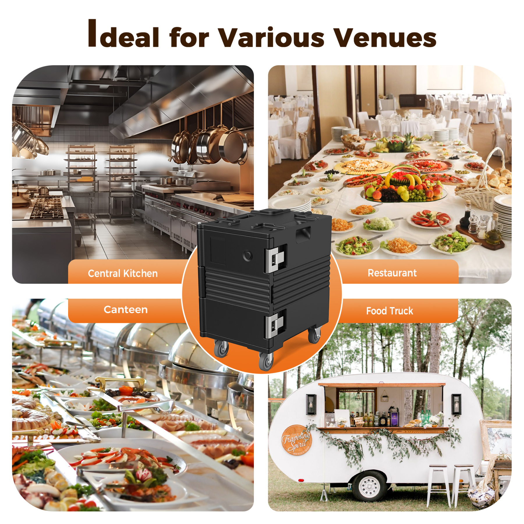 Cammoo Oraios NT95P Food Warmer for Catering