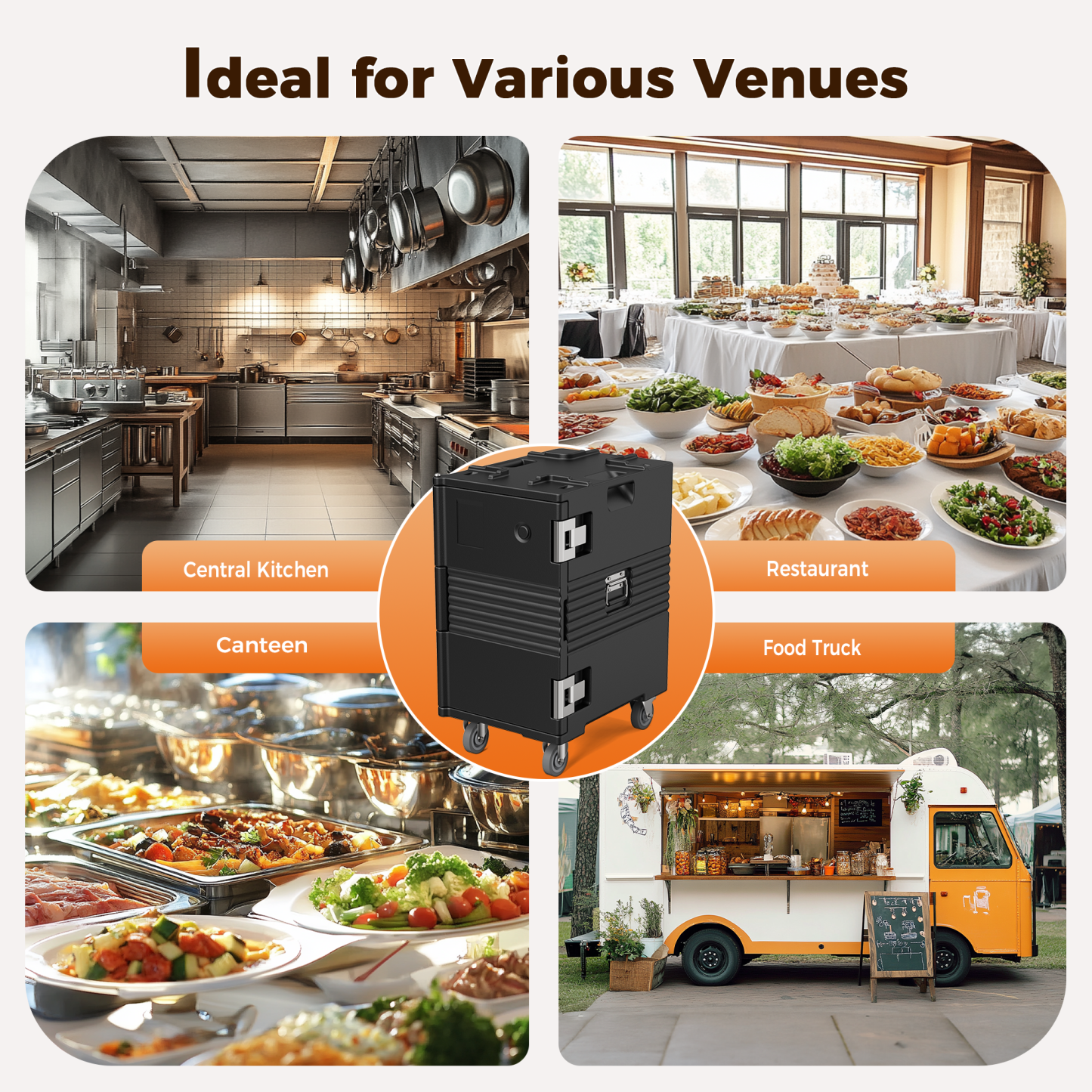 Cammoo Oraios NT126P Food Warmer for Catering